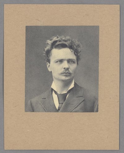 August Strindberg by August Josef Robert Roesler
