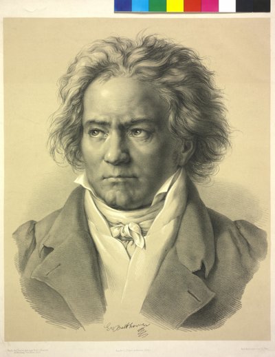 Ludwig van Beethoven by August Karl Friedrich von (after) Kloeber