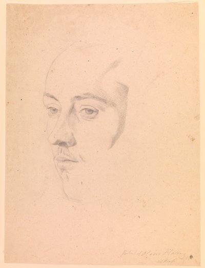 Portrait of Harro Harring by August Krafft