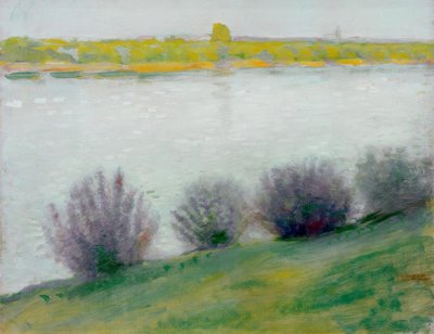 On the Rhine near Hersel by August Macke