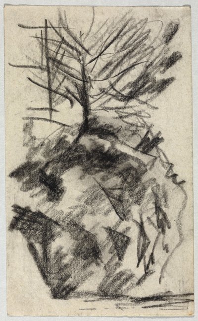 Tree on the Slope by August Macke