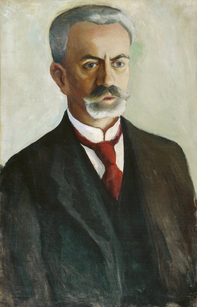 Portrait of Bernhard Koehler by August Macke