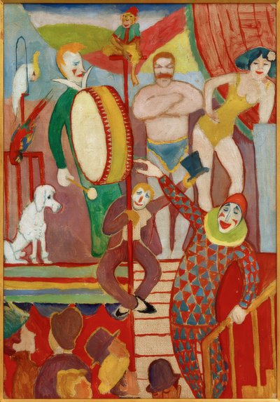 Circus World I by August Macke