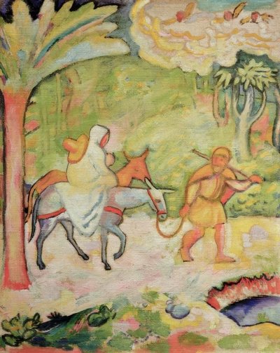 Flight into Egypt by August Macke