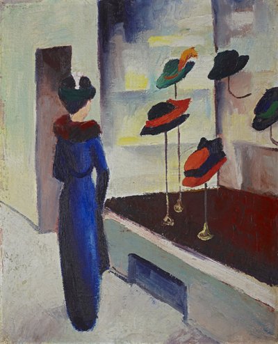 Hat Shop by August Macke