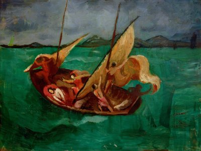 Jesus in the Boat by August Macke