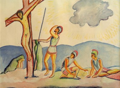 Crucifixion by August Macke
