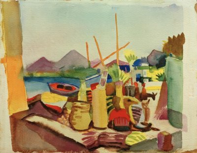 Landscape near Hammamet by August Macke