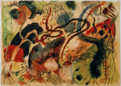 Parody of the Blue Rider by August Macke