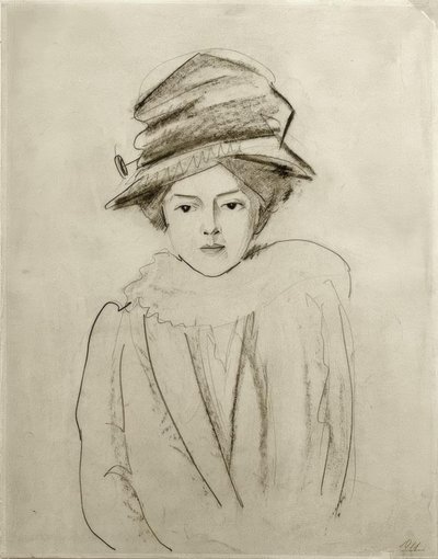 Portrait of Elly Jost by August Macke