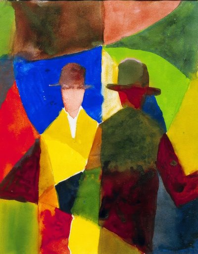 Reflection in the Shop Window by August Macke