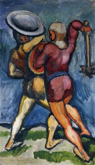 Two Warriors by August Macke