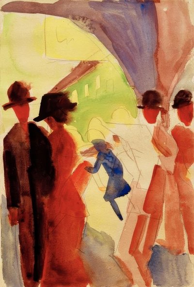 Under the Arcades in Thun I by August Macke