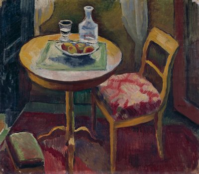 Living Room Corner in Tegernsee by August Macke