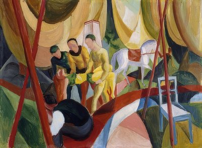 Circus. 1913 by August Macke