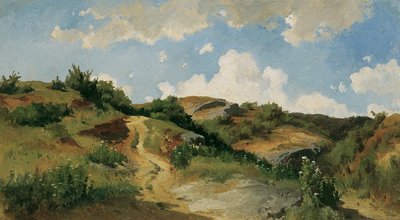 Hungarian Landscape by August Schaeffer von Wienwald