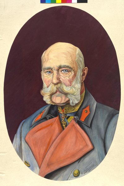 Emperor of Austria Franz Joseph I by August Schwab