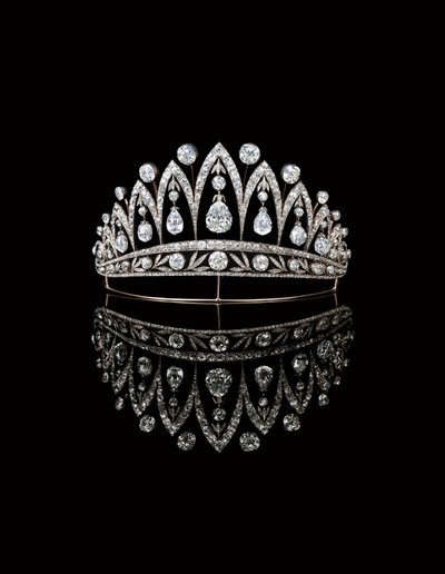 Tiara, by Faberge, c.1890 by August Wilhelm Holmström
