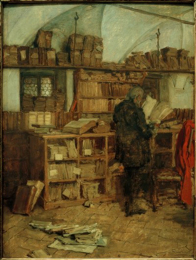 In the Archive by August von Pettenkofen