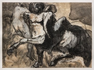 Centaur Abducting Two Women by Auguste (after) Rodin