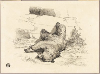 Russian Bear by Auguste Andre Lancon