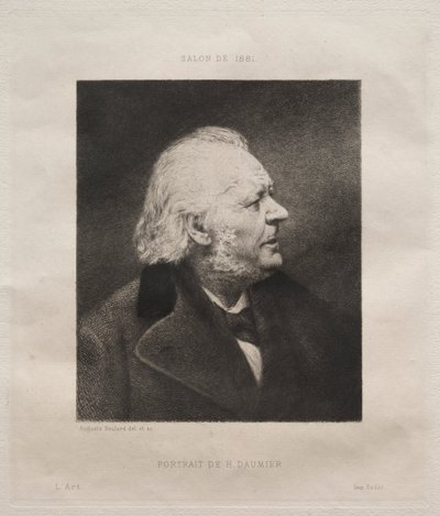 Honoré Daumier by Auguste Boulard
