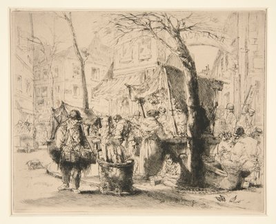 Avenue Clichy by Auguste Brouet