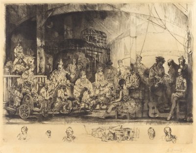 Frattelini Circus by Auguste Brouet