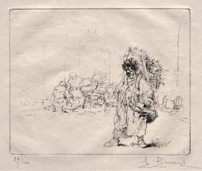 Marchand a la Hotte by Auguste Brouet