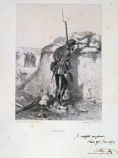 Siege of Paris, Franco-Prussian War by Auguste Bry