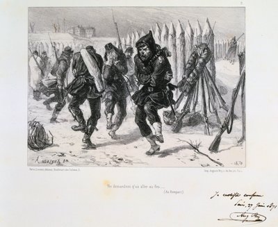 Siege of Paris, Franco-Prussian War by Auguste Bry