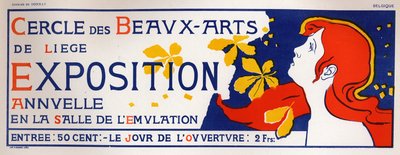 Fine Arts Exposition in Liege, c.1895 by Auguste Donnay