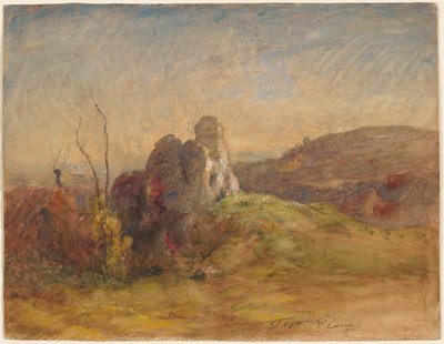 Landscape by Auguste Francois Ravier