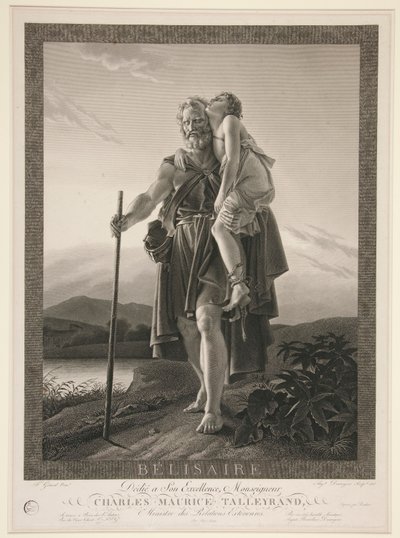 Belisarius by Auguste Gaspard Louis Desnoyers