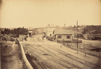Level Crossing and Station, at L