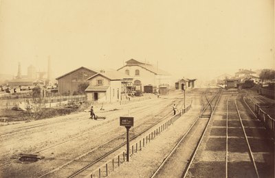 Givors Station, Overall View by Auguste Hippolyte Collard
