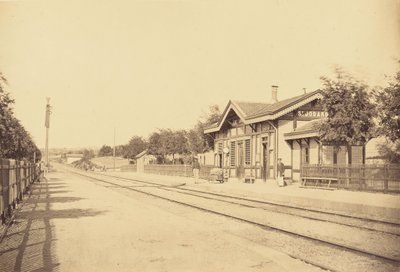 Saint-Jodard Station by Auguste Hippolyte Collard