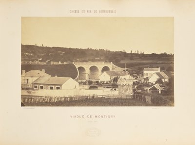 Montigny Viaduct by Auguste Hippolyte Collard