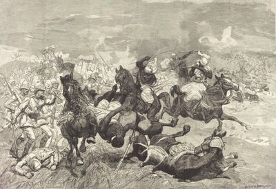 In Sudan: Battle of El-Teb, 1883-1890 by Auguste Lepere