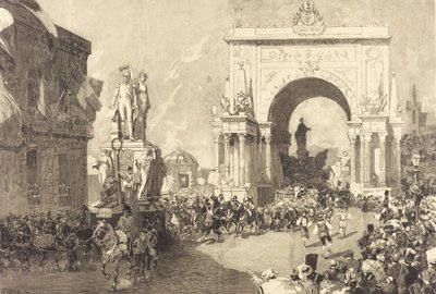 Fêtes jubilaires de Bruxelles, 1883-1890 by Auguste Lepere