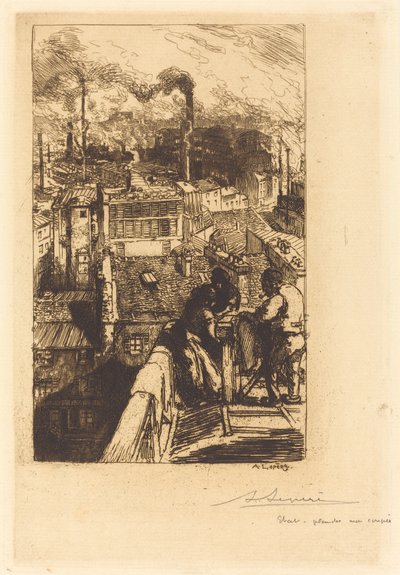 Gobelins Quarter by Auguste Lepere