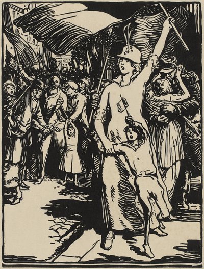The War is Declared by Auguste Lepere