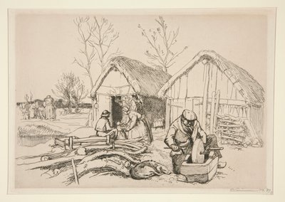 The Woodcutter by Auguste Lepere