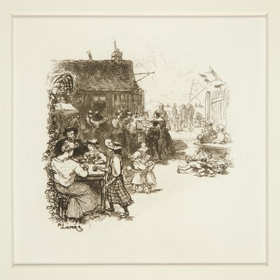 Outdoor Festival by Auguste Lepere