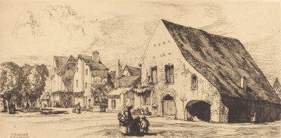 Provins Seine et Marne, 1910 by Auguste Lepere