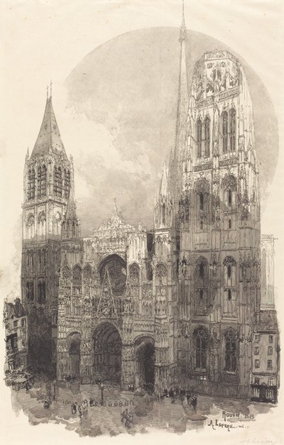 Rouen Cathedral by Auguste Lepere