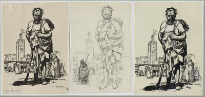 In Morocco, 1914 by Auguste Louis Lepère