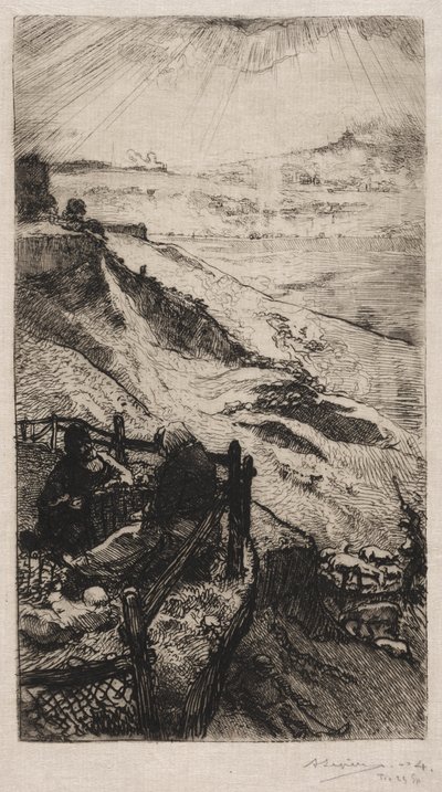 Quarries of America near Paris by Auguste Louis Lepère