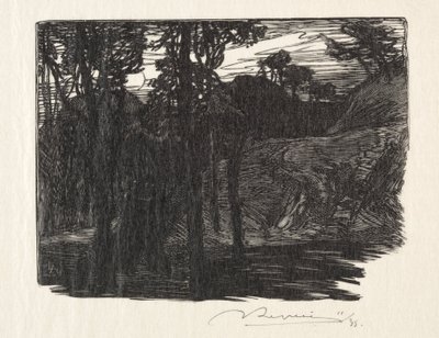 Evening by Auguste Louis Lepère