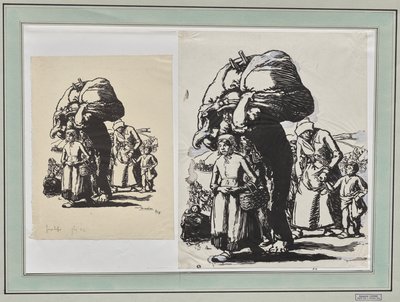 Fugitives by Auguste Louis Lepère